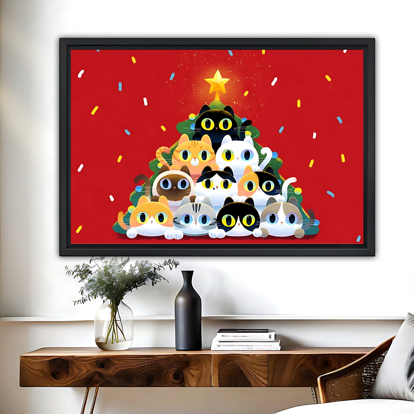 Christmas Wall Art – Festive Canvas Decor for Holiday Homes | Liberty Signs #HZ043