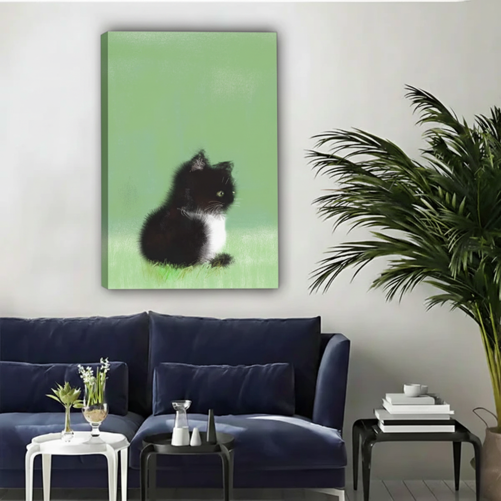 图2 - 黑猫咪无框场景