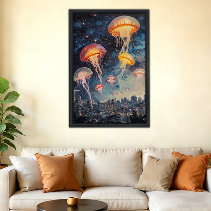 Neutral Abstract Framed Wall Art – Minimalist Line Art for Office or Studio | Liberty Signs #SZ198