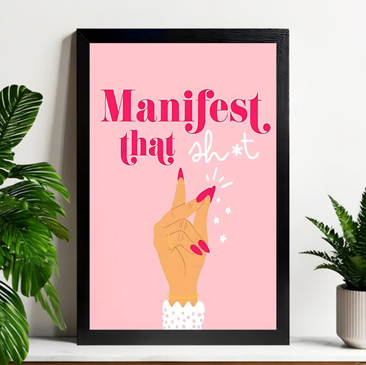 Neutral Abstract Framed Wall Art – Minimalist Line Art for Office or Studio | Liberty Signs#M3183