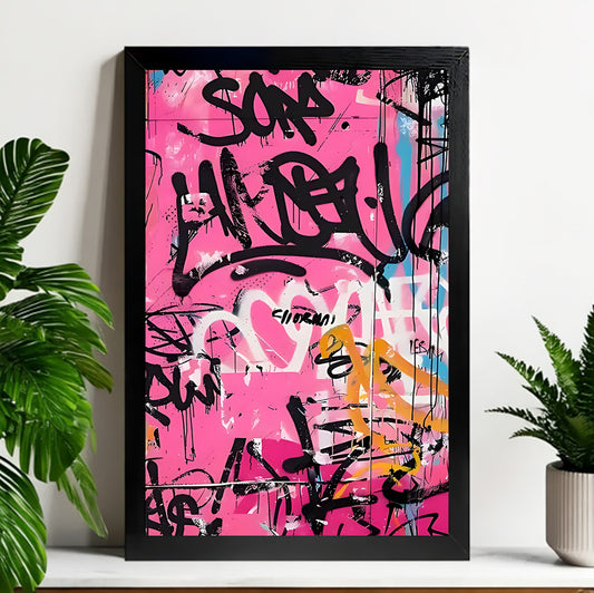 Neutral Abstract Framed Wall Art – Minimalist Line Art for Office or Studio | Liberty Signs#M3247