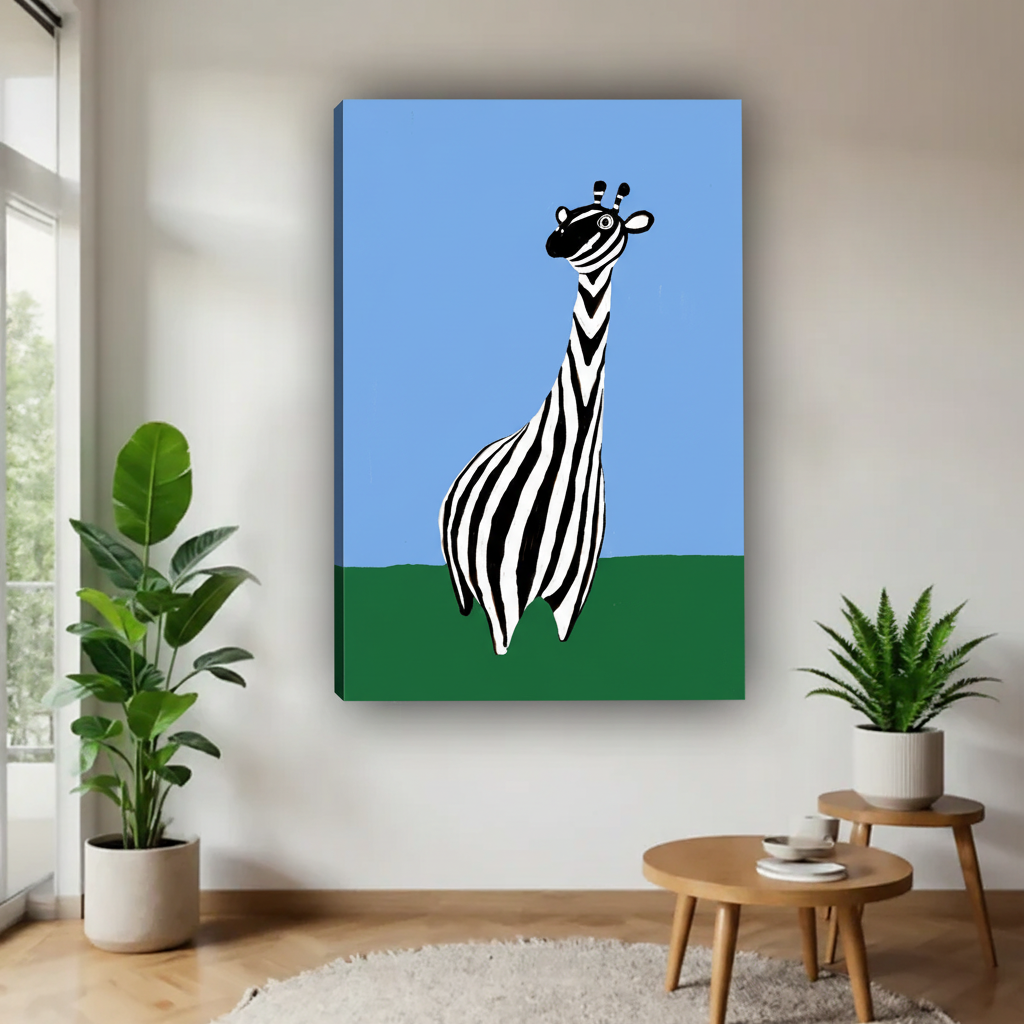 图2-蓝天绿地斑马