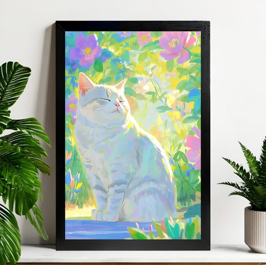 Neutral Abstract Framed Wall Art – Minimalist Line Art for Office or Studio | Liberty Signs#M3389