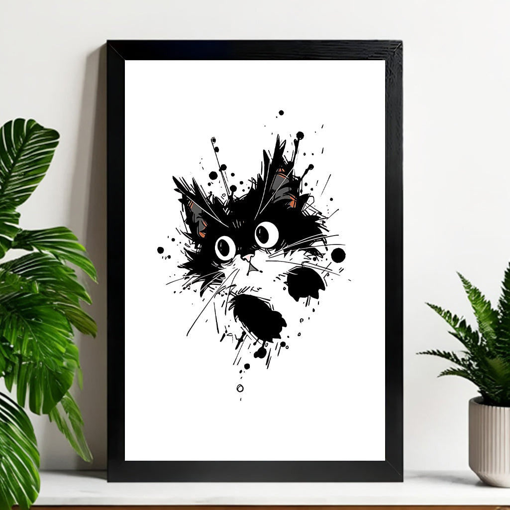 Neutral Abstract Framed Wall Art – Minimalist Line Art for Office or Studio | Liberty Signs#M3344