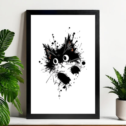 Neutral Abstract Framed Wall Art – Minimalist Line Art for Office or Studio | Liberty Signs#M3344