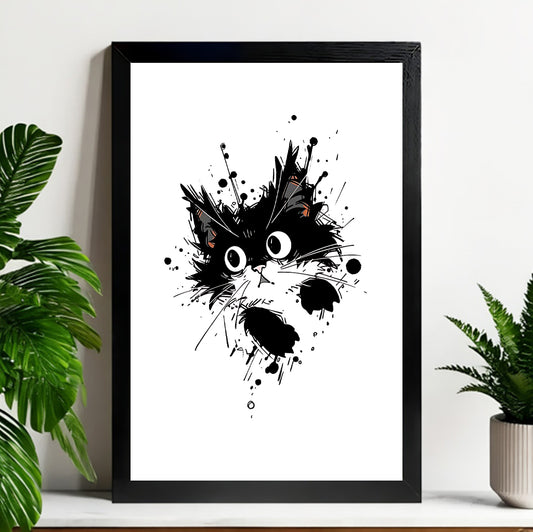 Neutral Abstract Framed Wall Art – Minimalist Line Art for Office or Studio | Liberty Signs#M3344