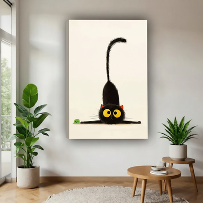 图2-趴着的黑猫