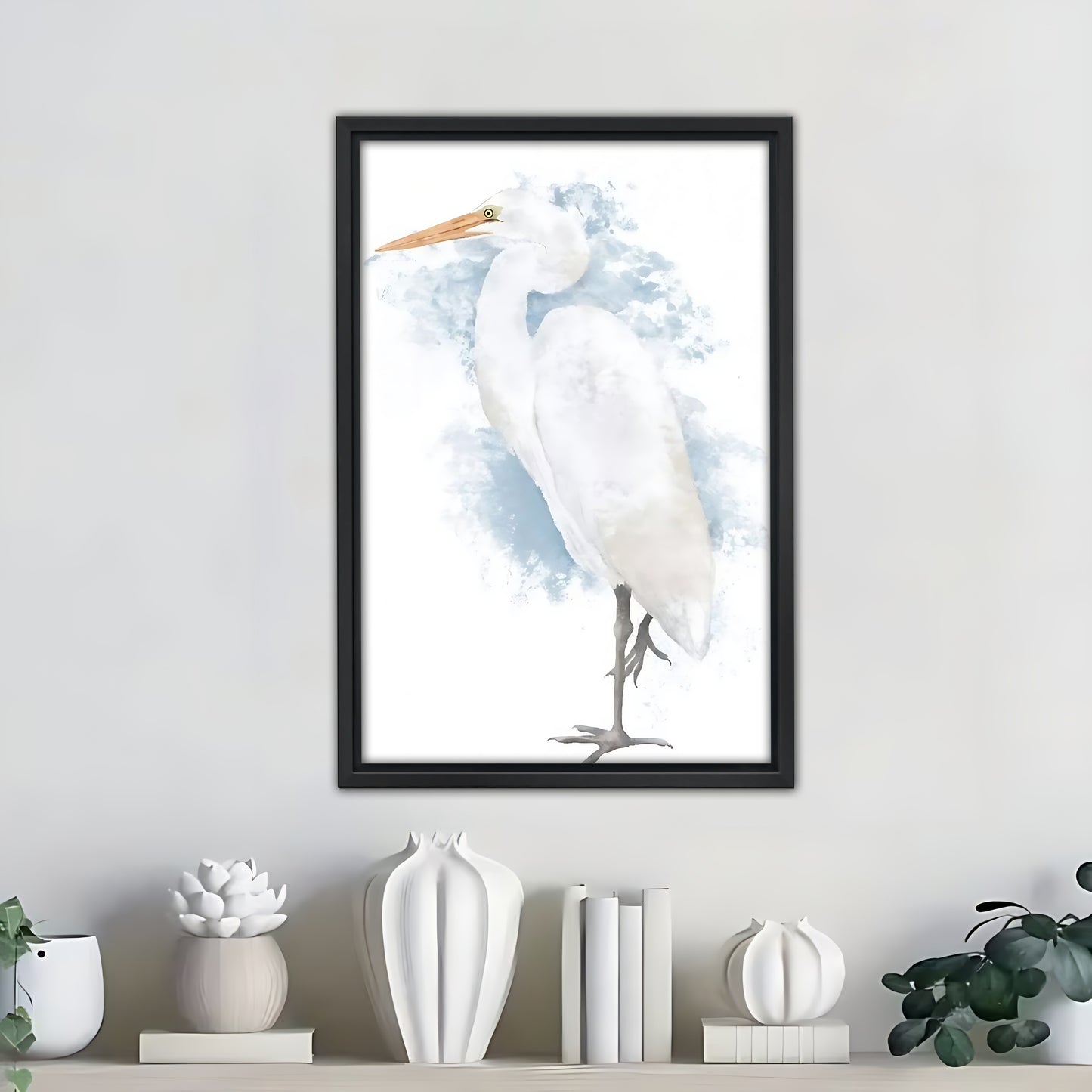 Neutral Abstract Framed Wall Art – Minimalist Line Art for Office or Studio | Liberty Signs #SZ295