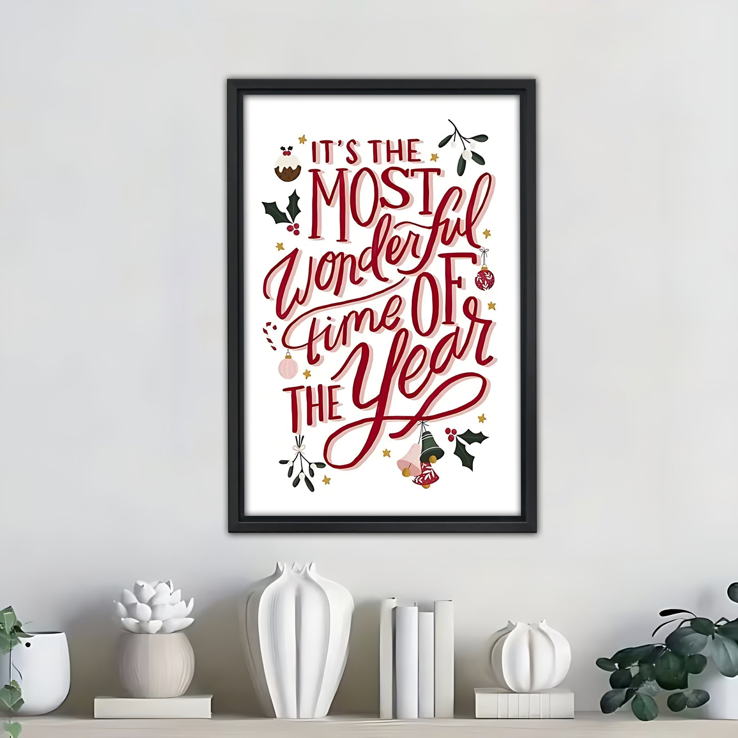 Christmas Wall Art – Festive Canvas Decor for Holiday Homes | Liberty Signs #SZ285