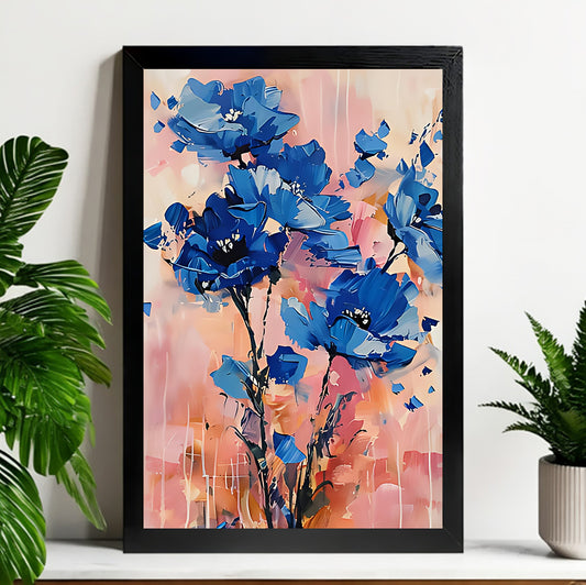 12x18 Wildflower Framed Art Print – Rustic Botanical Wall Decor for Entryway or Bedroom | Liberty Signs #M2063