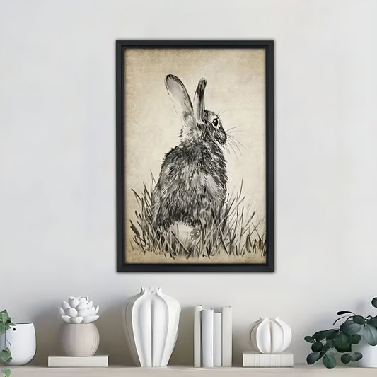 Neutral Abstract Framed Wall Art – Minimalist Line Art for Office or Studio | Liberty Signs #SZ325