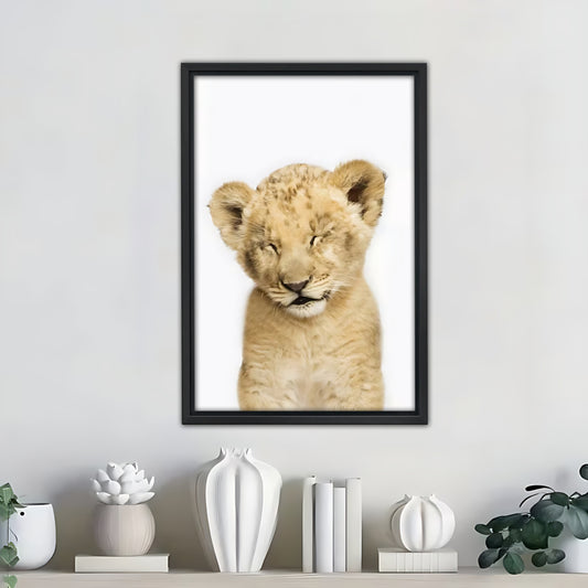 Neutral Abstract Framed Wall Art – Minimalist Line Art for Office or Studio | Liberty Signs #SZ301