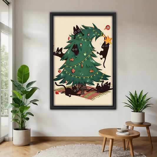 Christmas Wall Art – Festive Canvas Decor for Holiday Homes | Liberty Signs #SZ213