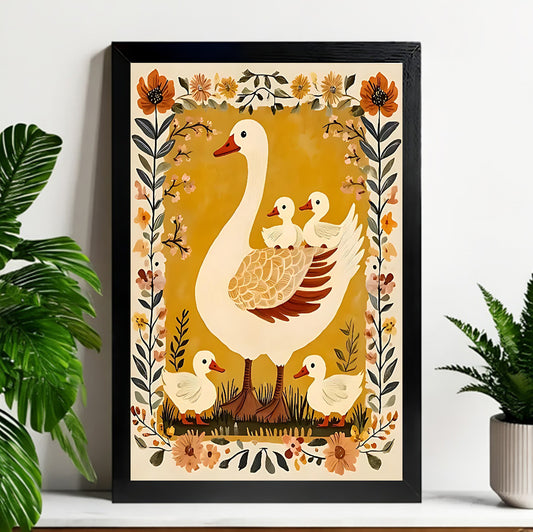 Neutral Abstract Framed Wall Art – Minimalist Line Art for Office or Studio | Liberty Signs#M3223