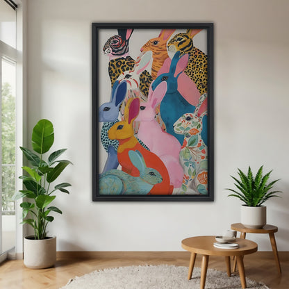 Neutral Abstract Framed Wall Art – Minimalist Line Art for Office or Studio | Liberty Signs #SZ212