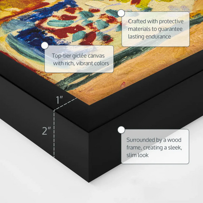 Funny Dog Art - Canvas Wall Art - Abstract Funny Living Room Decor| Liberty Signs #SZ084