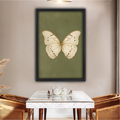 Minimalist Vintage Butterfly Art Print | Sage Green Wall Decor|Liberty Signs #L483