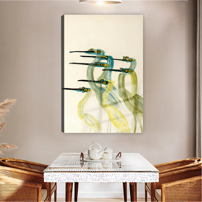 Traditional Chinese Landscape with Cranes Art Print| Liberty Signs #L1514