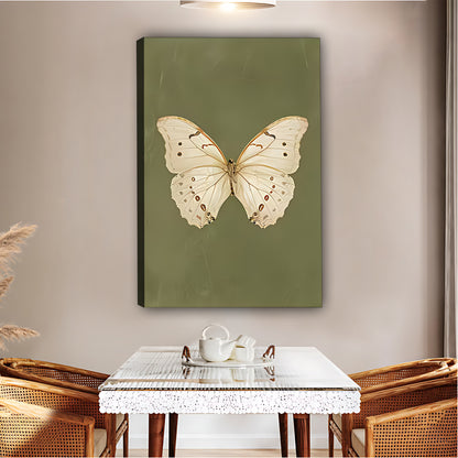 Minimalist Vintage Butterfly Art Print | Sage Green Wall Decor|Liberty Signs #L483