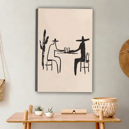 Cowboy Toast Canvas Wall Art L6252