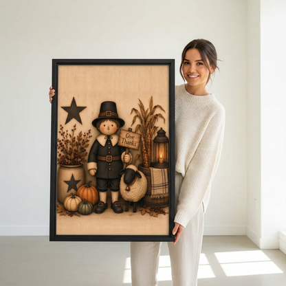 Give Thanks Canvas Wall Art L6353
