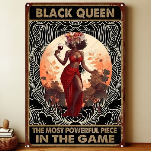 8x12 Pin-Up Girl Metal Sign – Retro Tin Wall Art for Garage & Bar Decor | Liberty Signs #3213