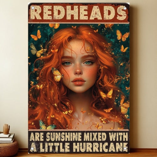 8x12 Pin-Up Girl Metal Sign – Retro Tin Wall Art for Garage & Bar Decor | Liberty Signs #3234