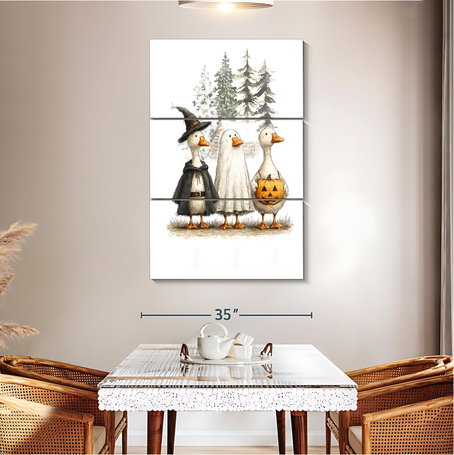 Halloween Collection -  Canvas Wall Art - Holiday Living Room Decor | Liberty Sign #SZ001