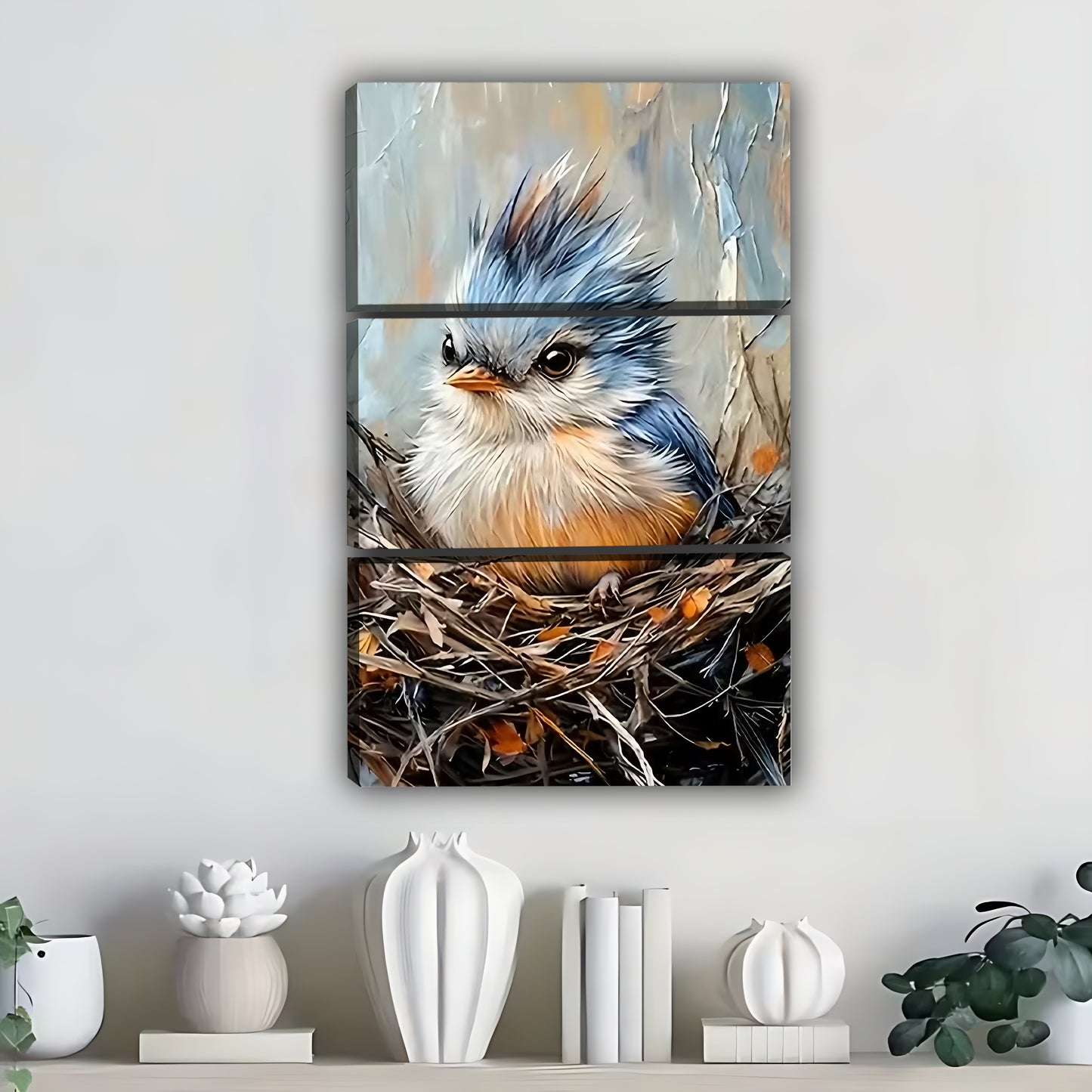 Neutral Abstract Framed Wall Art – Minimalist Line Art for Office or Studio | Liberty Signs #SZ334