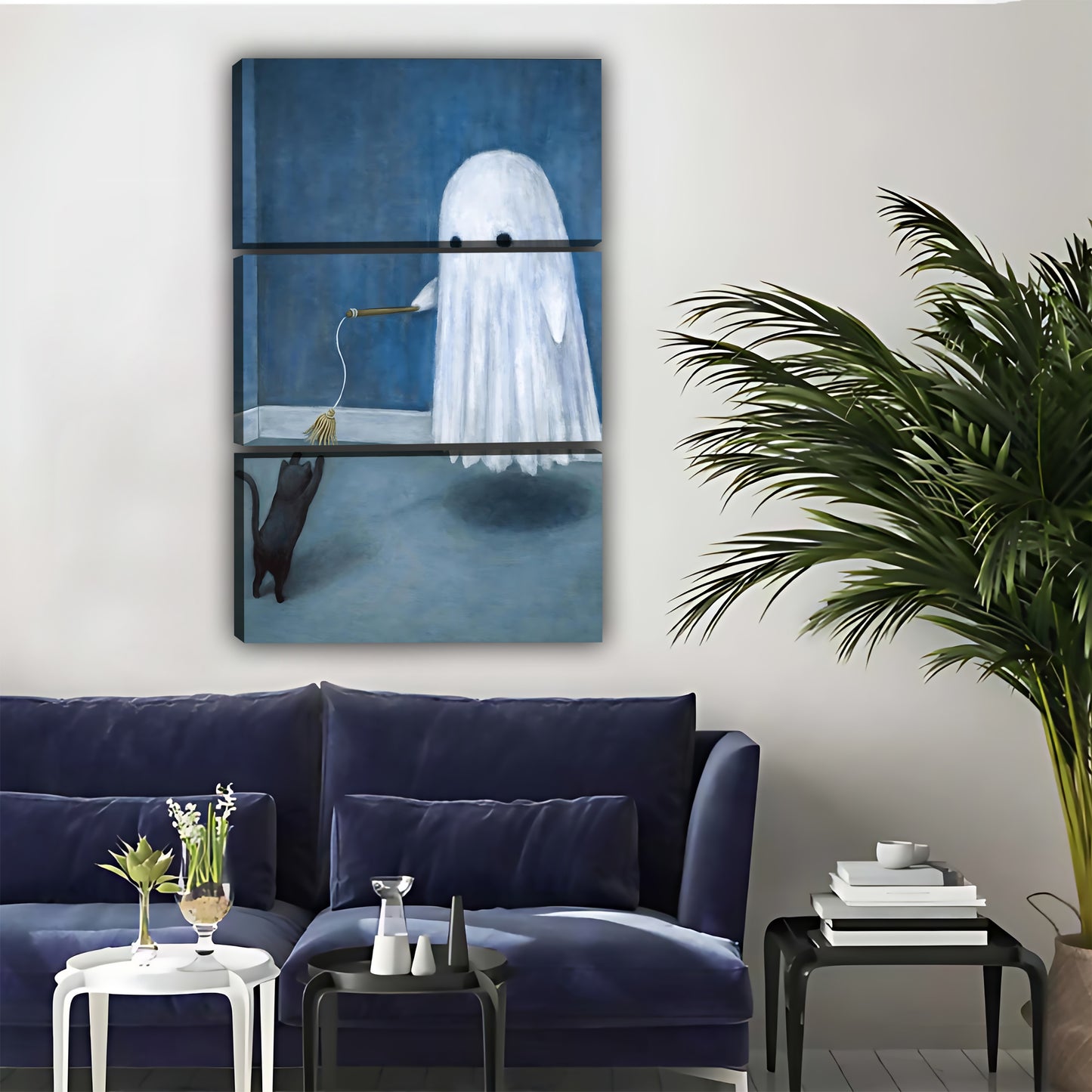 Halloween Collection -  Canvas Wall Art - Holiday Living Room Decor | Liberty Sign #SZ031