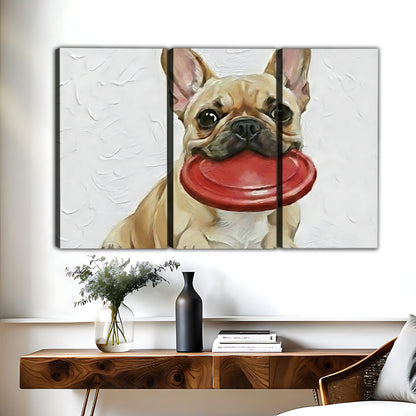 Funny Dog Art - Canvas Wall Art - Abstract Funny Living Room Decor| Liberty Signs #HZ096