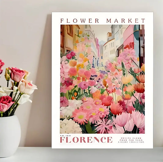 12x16 Pink Peony Floral Canvas Art – Elegant Botanical Print for Bedroom & Entryway | Liberty Signs#F2025