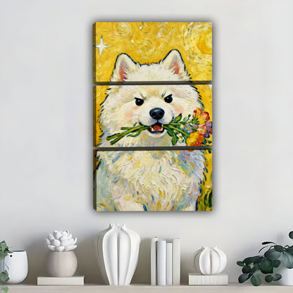 Funny Dog Art - Canvas Wall Art - Abstract Funny Living Room Decor| Liberty Signs #SZ306