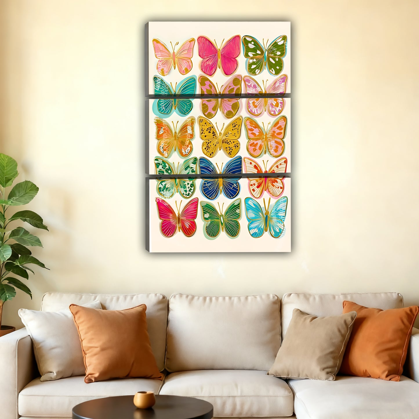 Neutral Abstract Framed Wall Art – Minimalist Line Art for Office or Studio | Liberty Signs #SZ202