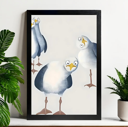 Neutral Abstract Framed Wall Art – Minimalist Line Art for Office or Studio | Liberty Signs#M3173