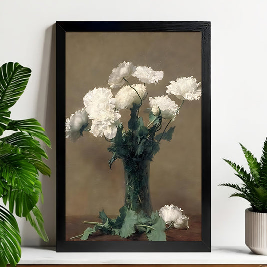 12x18 Neutral Abstract Framed Wall Art – Minimalist Line Art for Office or Studio | Liberty Signs#M3161