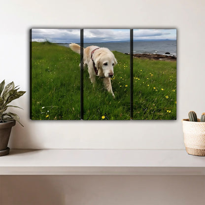 Funny Dog Art - Canvas Wall Art - Abstract Funny Living Room Decor| Liberty Signs #HZ030
