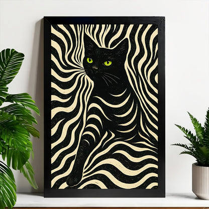 Neutral Abstract Framed Wall Art – Minimalist Line Art for Office or Studio | Liberty Signs#M3496