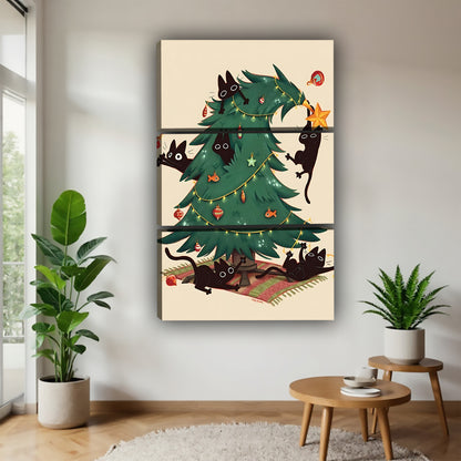 Christmas Wall Art – Festive Canvas Decor for Holiday Homes | Liberty Signs #SZ213