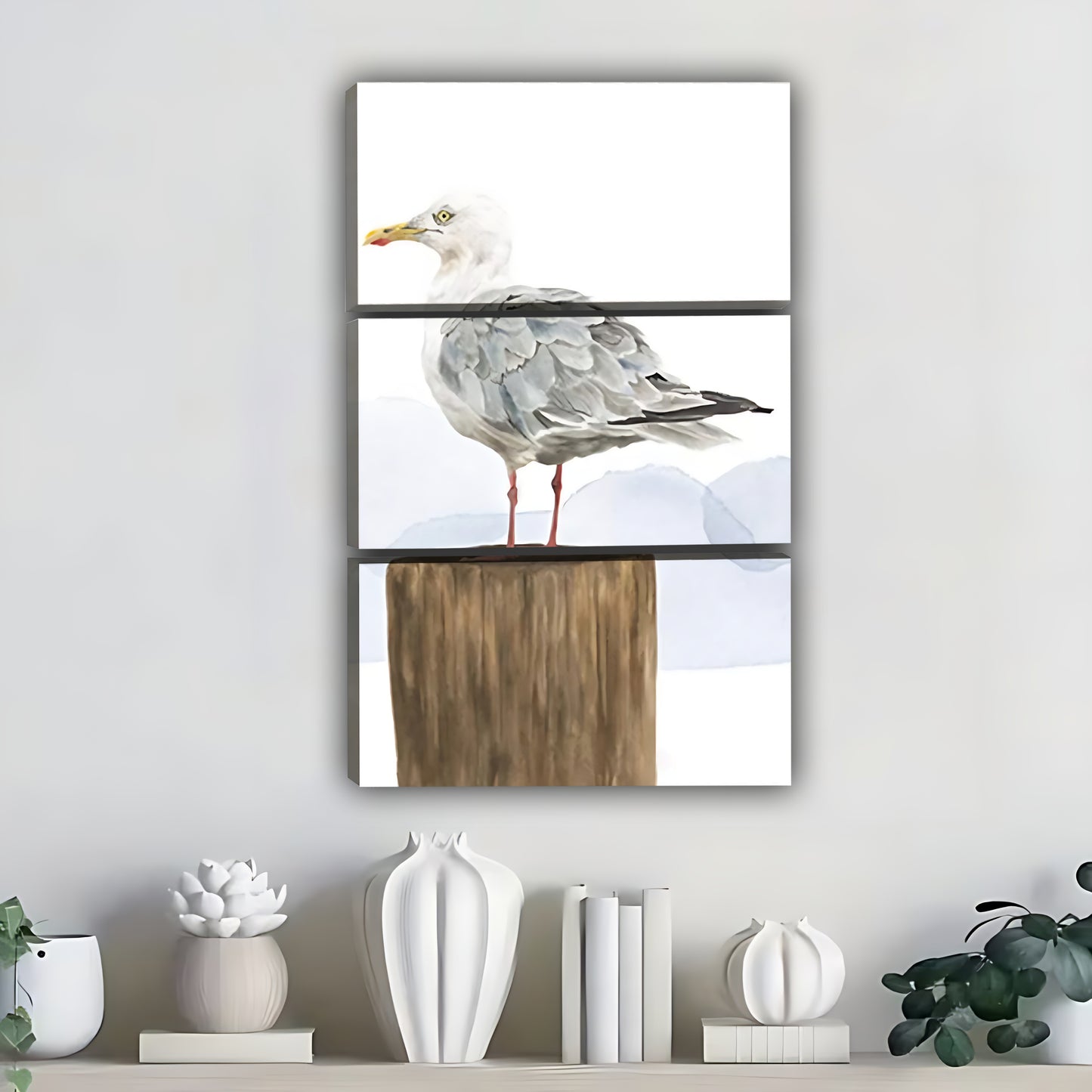 Neutral Abstract Framed Wall Art – Minimalist Line Art for Office or Studio | Liberty Signs #SZ267