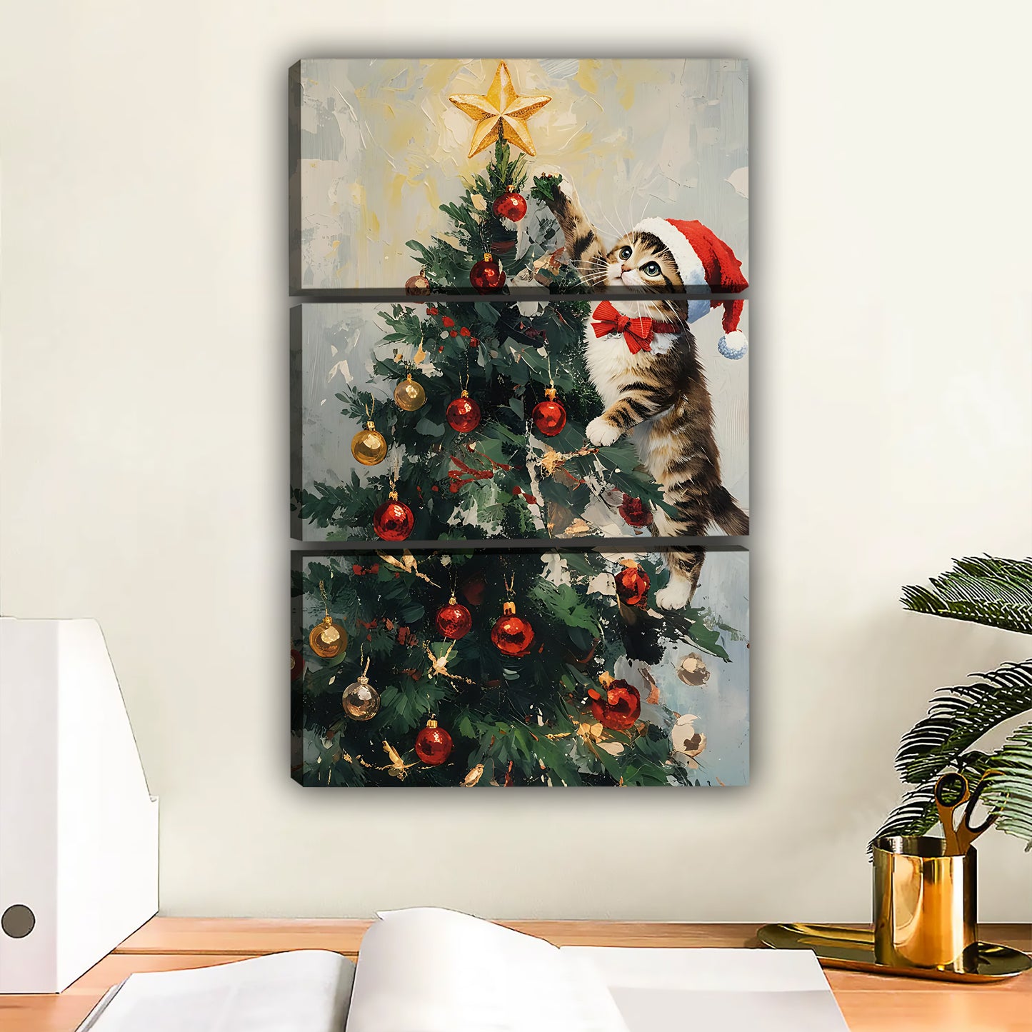 Christmas Wall Art – Festive Canvas Decor for Holiday Homes | Liberty Signs #SZ181