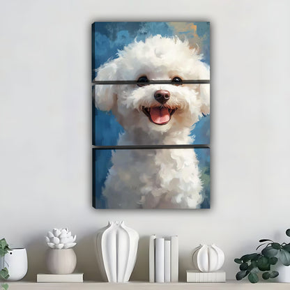 Funny Dog Art - Canvas Wall Art - Abstract Funny Living Room Decor| Liberty Signs #SZ343
