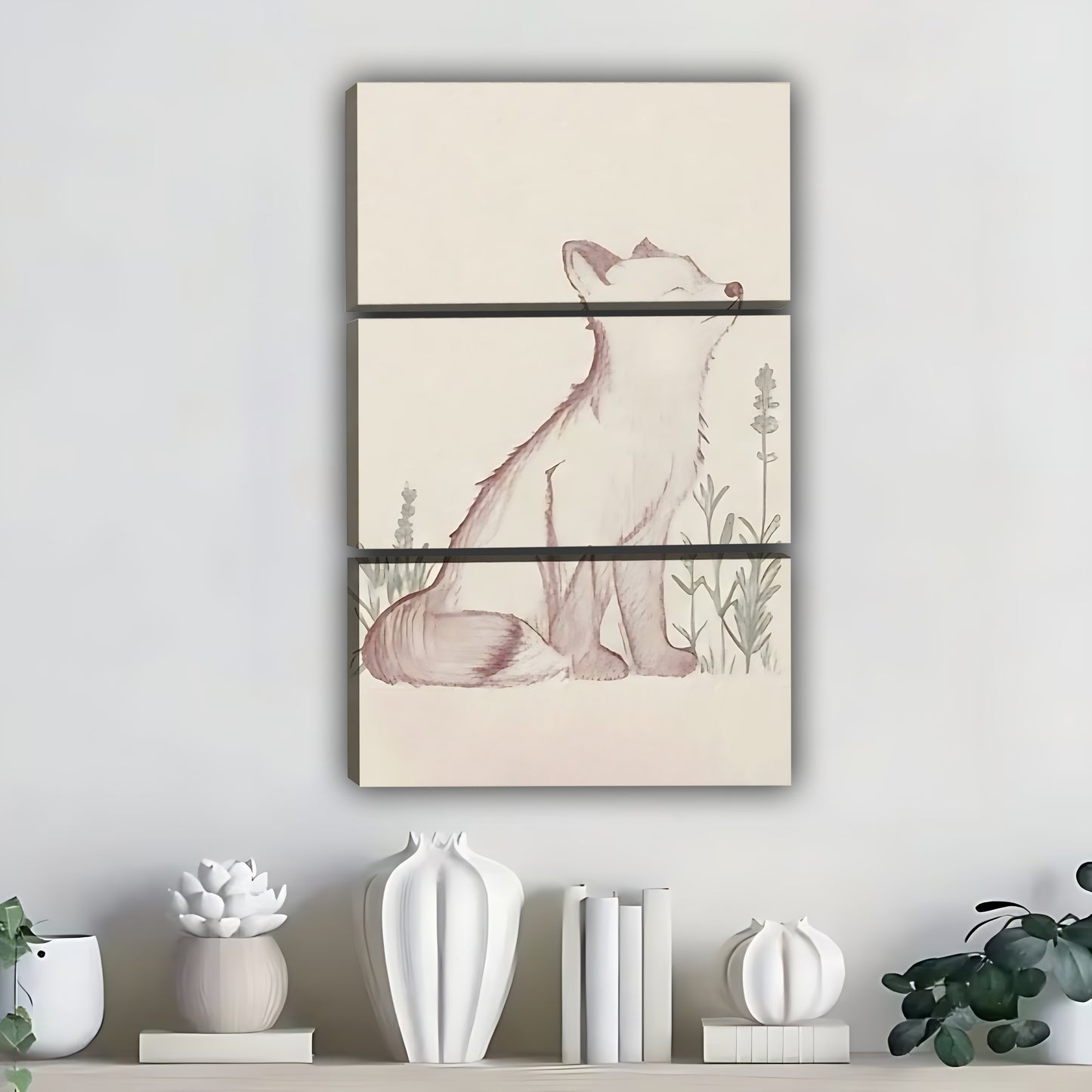 Neutral Abstract Framed Wall Art – Minimalist Line Art for Office or Studio | Liberty Signs #SZ292