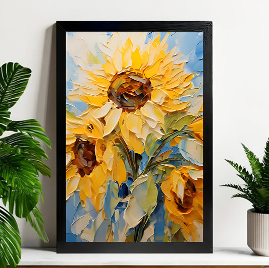 12x18 Wildflower Framed Art Print – Rustic Botanical Wall Decor for Entryway or Bedroom | Liberty Signs #M2064