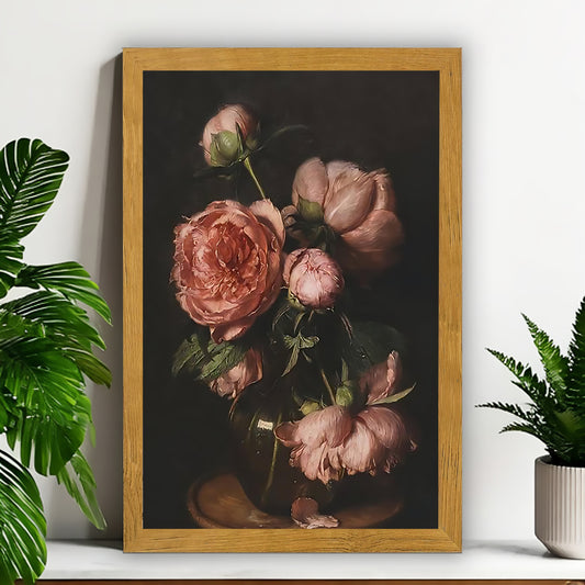12x18 Wildflower Framed Art Print – Rustic Botanical Wall Decor for Entryway or Bedroom | Liberty Signs #M20060