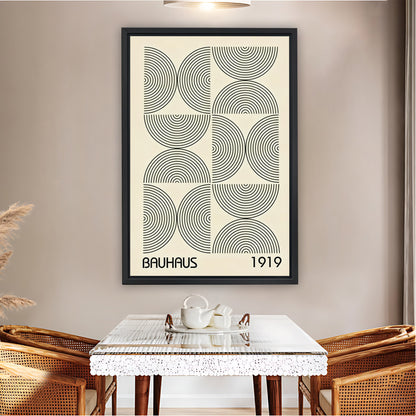 Bauhaus 1919 Geometric Pattern Wall Art Print| Liberty Signs #L1515