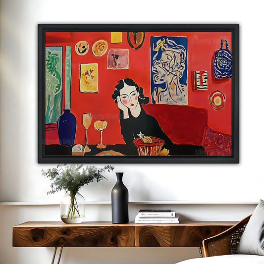 Matisse Style Modern Interior Art|Liberty Signs #L532