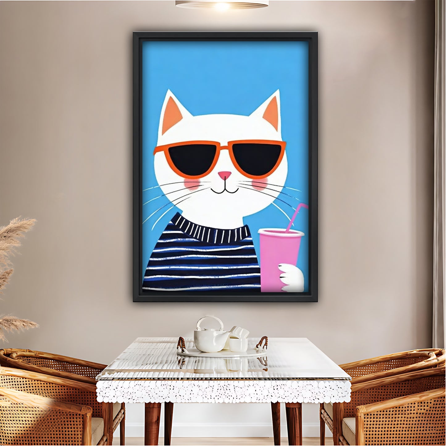Cool Cat with Sunglasses Art|Liberty Signs #L511