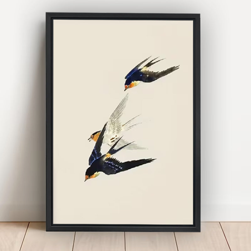 Flying Swallows Minimalist Wall Art Print| Liberty Signs #L1623