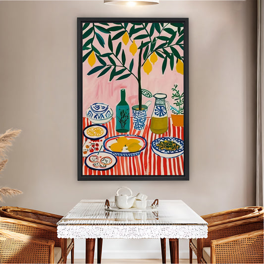 Mediterranean Lemon Tree Still Life Wall Art| Liberty Signs #L1550